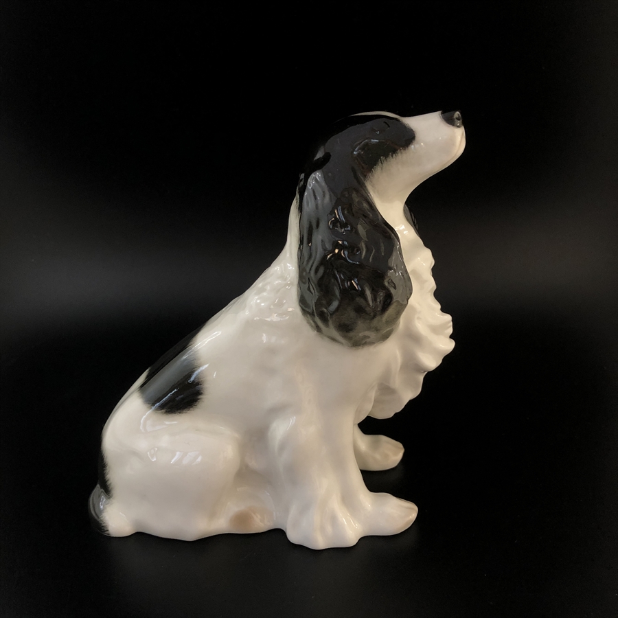 Статуэтка «Спаниель», фарфор, ЛФЗ, СССР, 1960-е гг. 001941 - фото 21975