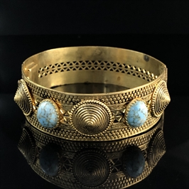 Антикварный чешский браслет, 1950-60е гг 001886