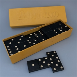 Домино, карболит, СССР, 1980-е гг. 001934