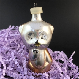 Советская ёлочная игрушка «Медвежонок», СССР 001974