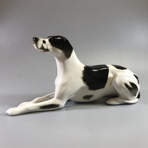 Статуэтка «Пойнтер», фарфор, ЛФЗ, СССР, 1970-е гг. 001953 - фото 22203