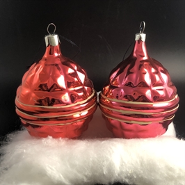 Набор советских ёлочных игрушек «Шишки», СССР, 1980 гг 002043