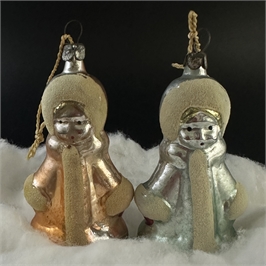 Набор советских ёлочных игрушек «Снегурочка», СССР, 1970 гг 002061