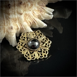 Винтажная чешская брошь «Цветочек», 1970-е гг. 002064