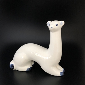 Статуэтка «Горностай», ЗиК Конаково, фаянс,  СССР, 1970-е гг. 001212 - фото 12183