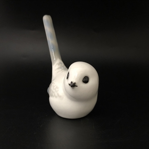 Статуэтка «Длиннохвостая синица», ЛФЗ, фарфор, СССР, 1970-е гг. 000515 - фото 12220