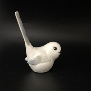 Статуэтка «Длиннохвостая синица», ЛФЗ, фарфор, СССР, 1970-е гг. 000515 - фото 12224