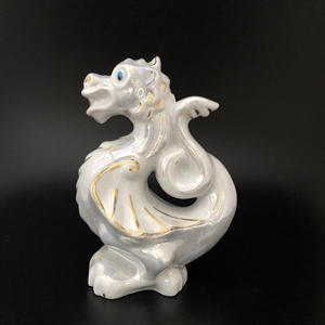 Статуэтка «Дракон», Вербилки, фарфор, СССР, 1970-е гг. 001575 - фото 12253