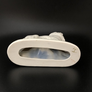 Статуэтка «Лайка», Гжель, фарфор, СССР, 1950-е гг. 001605 - фото 12823