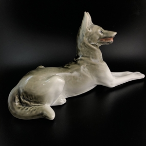 Статуэтка «Овчарка», ЛФЗ, фарфор, СССР, 1950-е гг. 001421 - фото 13618