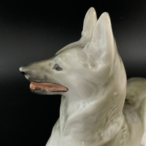 Статуэтка «Овчарка», ЛФЗ, фарфор, СССР, 1950-е гг. 001421 - фото 13621