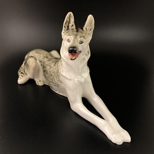 Статуэтка «Овчарка», ЛФЗ, фарфор, СССР, 1950-е гг. 001592 - фото 13634