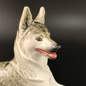 Статуэтка «Овчарка», ЛФЗ, фарфор, СССР, 1950-е гг. 001592 - фото 13637