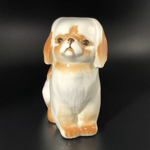 Статуэтка «Пекинес», ЛФЗ, фарфор, СССР, 1970-е гг. 001123 - фото 14036