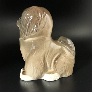 Статуэтка «Пекинес», фарфор, ЛФЗ, СССР, 1970-е гг. 001124 - фото 14067