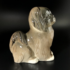 Статуэтка «Пекинес», фарфор, ЛФЗ, СССР, 1970-е гг. 001124 - фото 14069