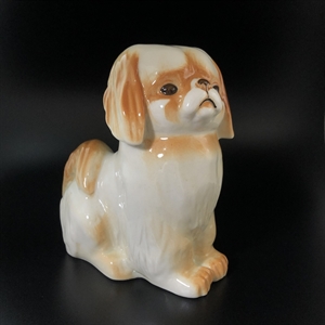 Статуэтка «Пекинес», фарфор, ЛФЗ, СССР, 1970-е гг. 001144 - фото 14078