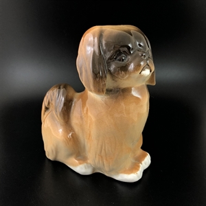 Статуэтка «Пекинес», фарфор, ЛФЗ, СССР, 1970-е гг. 001590 - фото 14081