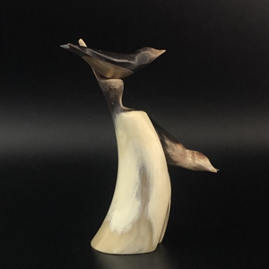 Статуэтка «Птички», рог, СССР, 1960-1970-е гг. 000946 - фото 14242