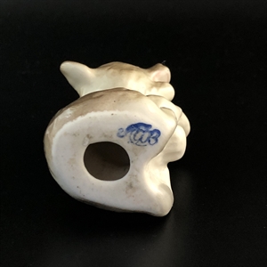 Статуэтка «Ревущий медвежонок», ЛФЗ, фарфор, СССР, 1950-е гг. 001150 - фото 14361