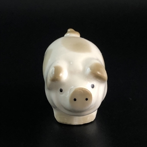 Статуэтка «Свинка», фарфор, ЛФЗ, СССР, 1980-е гг. 001726 - фото 14410