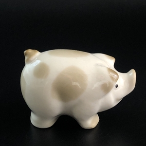 Статуэтка «Свинка», фарфор, ЛФЗ, СССР, 1980-е гг. 001726 - фото 14413