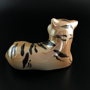 Статуэтка «Тигр», фарфор, Дулёво, Россия, 1997-й г. 001499 - фото 14657