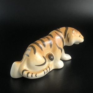 Статуэтка «Тигр», фарфор, ЛФЗ, СССР, 1980-е гг. 001747 - фото 14664