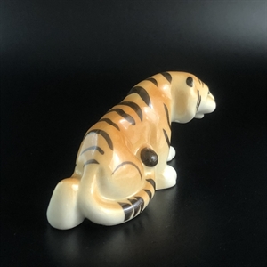 Статуэтка «Тигр», фарфор, ЛФЗ, СССР, 1980-е гг. 001748 - фото 14669