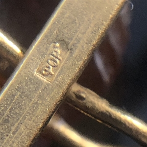 Брошь из формованного янтаря «Виноградная гроздь» , Калининград, 2000 год. 001614 - фото 1467