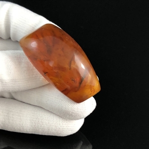 Брошь из формованного янтаря, СССР 1977-й год. 001694 - фото 1472