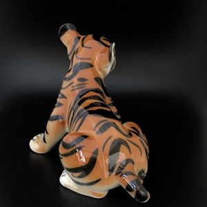 Статуэтка «Тигрёнок», фарфор, ЛФЗ, СССР, 1960-е гг. 001255 - фото 14736