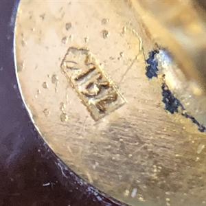 Брошь из формованного янтаря, СССР 1977-й год. 001694 - фото 1476