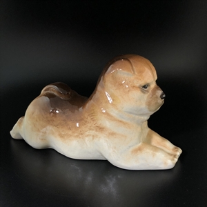 Статуэтка «Чау-Чау», СССР, ЛФЗ, фарфор, 1970-е гг. 001154 - фото 14856