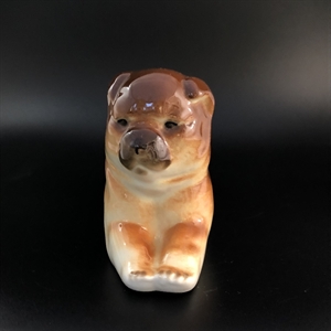 Статуэтка «Чау-Чау», СССР, ЛФЗ, фарфор, 1970-е гг. 001879 - фото 14859