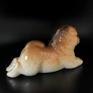 Статуэтка «Чау-Чау», фарфор, ЛФЗ, СССР, 1970-е гг. 001145 - фото 14867