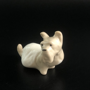 Статуэтка «Шотландский терьер», ЛФЗ, фарфор, СССР, 1970-е гг. 001746 - фото 14912