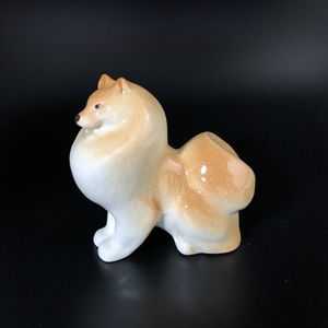 Статуэтка «Шпиц», ЛФЗ, фарфор, СССР, 1960-е гг. 001128 - фото 14938