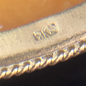 Брошь из цельного природного янтаря, СССР, 1965 год. 001679 - фото 1501