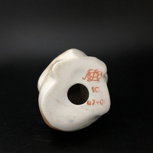 Статуэтка ЛФЗ «Обезьянка с мячом», СССР, фарфор, 1960-е гг. 001051 - фото 15036