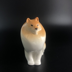 Статуэтка ЛФЗ «Шпиц», фарфор, СССР, 1960-е гг. 001738 - фото 15077