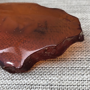 Брошь из цельного природного янтаря, СССР, 1970-1980-е гг. 001335 - фото 1523