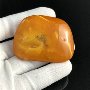 Брошь из цельного природного янтаря, СССР, 1970-е гг. 001689 - фото 1552