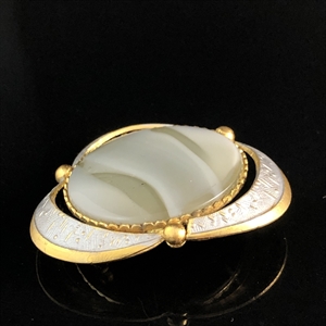 Чешская брошь «Элегант», 1980-е гг. 001802 - фото 16956