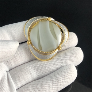 Чешская брошь «Элегант», 1980-е гг. 001802 - фото 16957