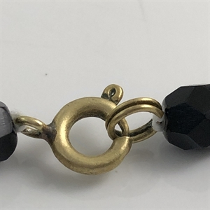 Чешские бусы из гранёного стекла, 51 см, 1970-е гг. 001692 - фото 17397