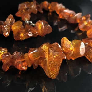 Бусы из природного коньячного янтаря 51 см , СССР, 1980-е гг. 001535 - фото 1768