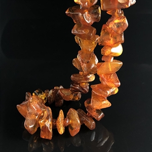 Бусы из природного коньячного янтаря 51 см , СССР, 1980-е гг. 001535 - фото 1769