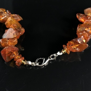 Бусы из природного коньячного янтаря 51 см , СССР, 1980-е гг. 001535 - фото 1770