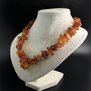 Бусы из природного коньячного янтаря 51 см , СССР, 1980-е гг. 001535 - фото 1775